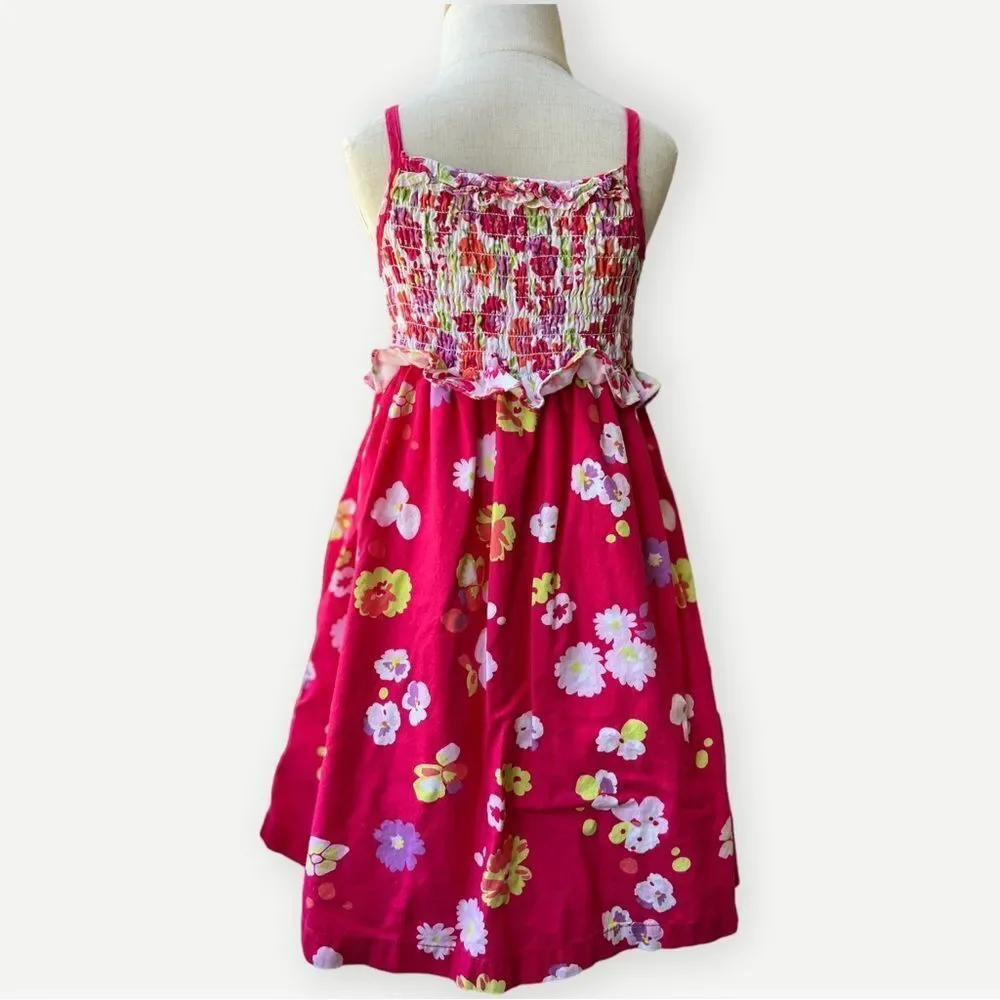 Penelope Mack Girls Toddler Kids Sleeveless Tank Sun Ruffle Detail Dress. 4. 4T.